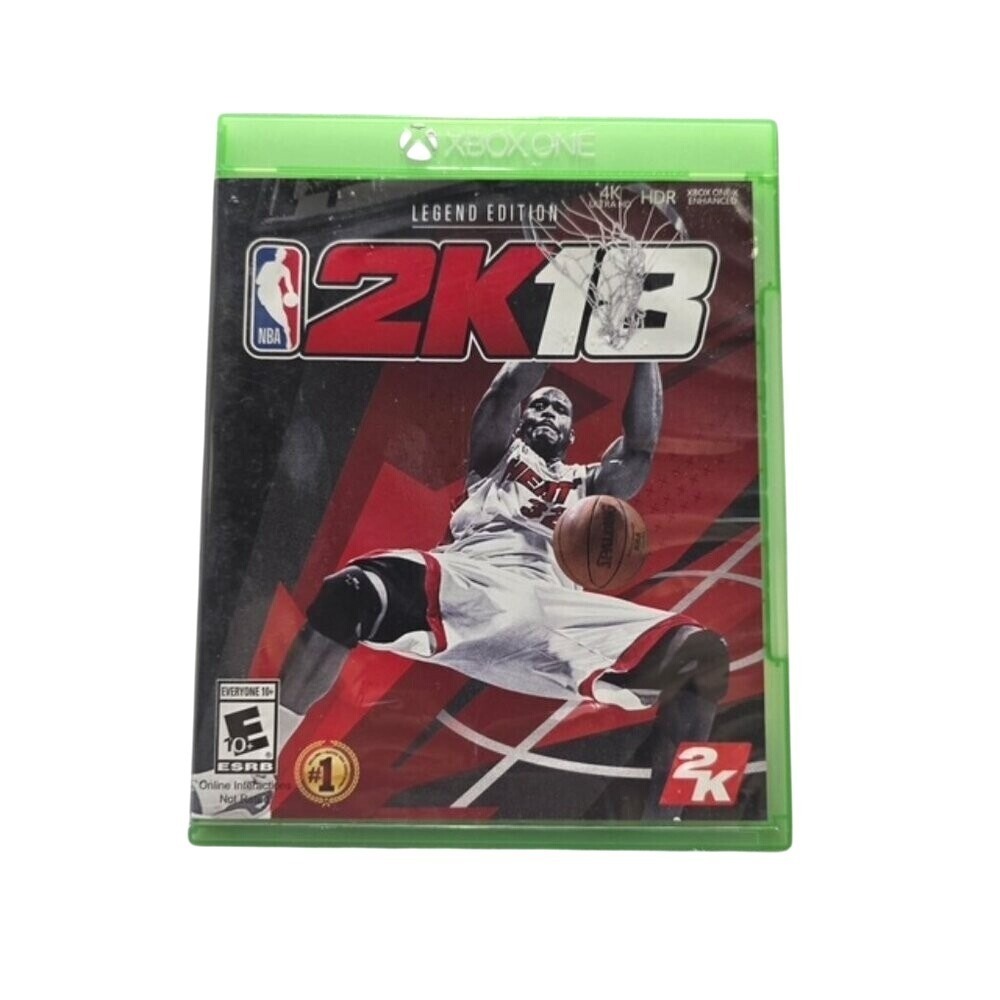 NBA 2K18 Shaq Legend Edition Xbox One Game Pre-Owned‎ Heat #32 Cover Complete